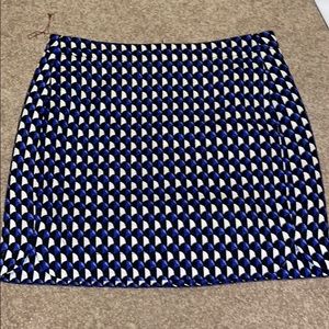 Jcrew scalloped mini pencil skirt
